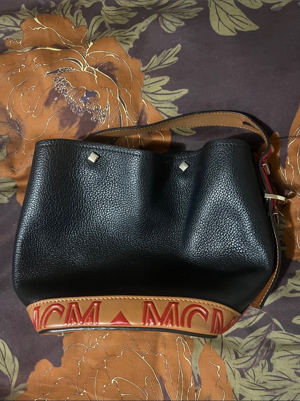 MCM Milano Drawstring Bag